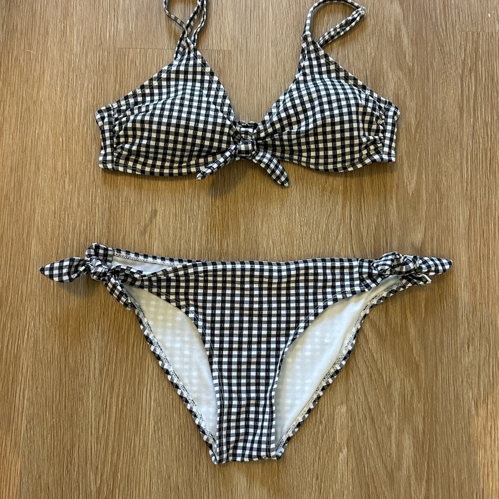 Xhilaration Checkered Bikini Set